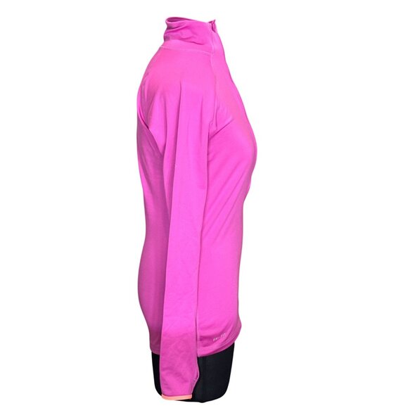 Nike Pro Womens Medium Long Sleeve Pink Pullover - Picture 2 of 10